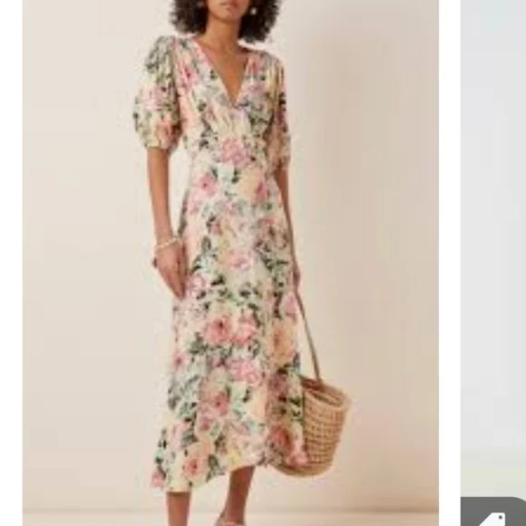 Faithfull the Brand Vittoria Midi Dress Venissa Floral